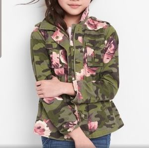 GAP KIDS Girls Camo Jacket - SIZE M